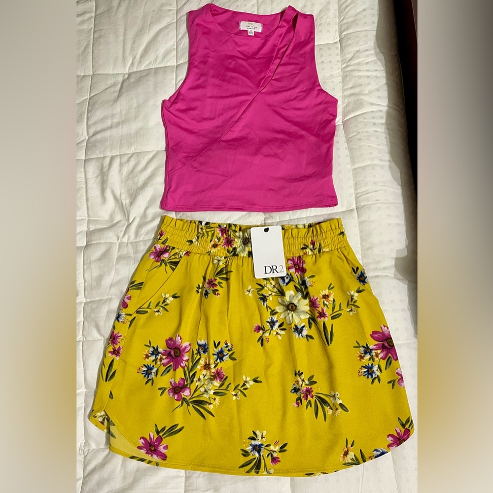 Tank top and skirt set - sz medium